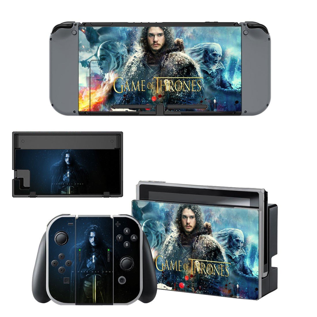 Game of Thrones decal skin for Nintendo Switch Console & Controllers