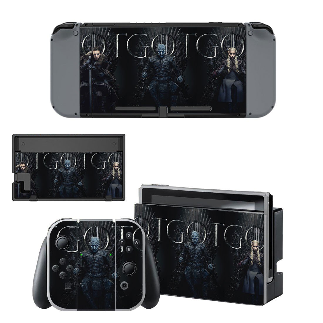 Game of Thrones decal skin for Nintendo Switch Console & Controllers