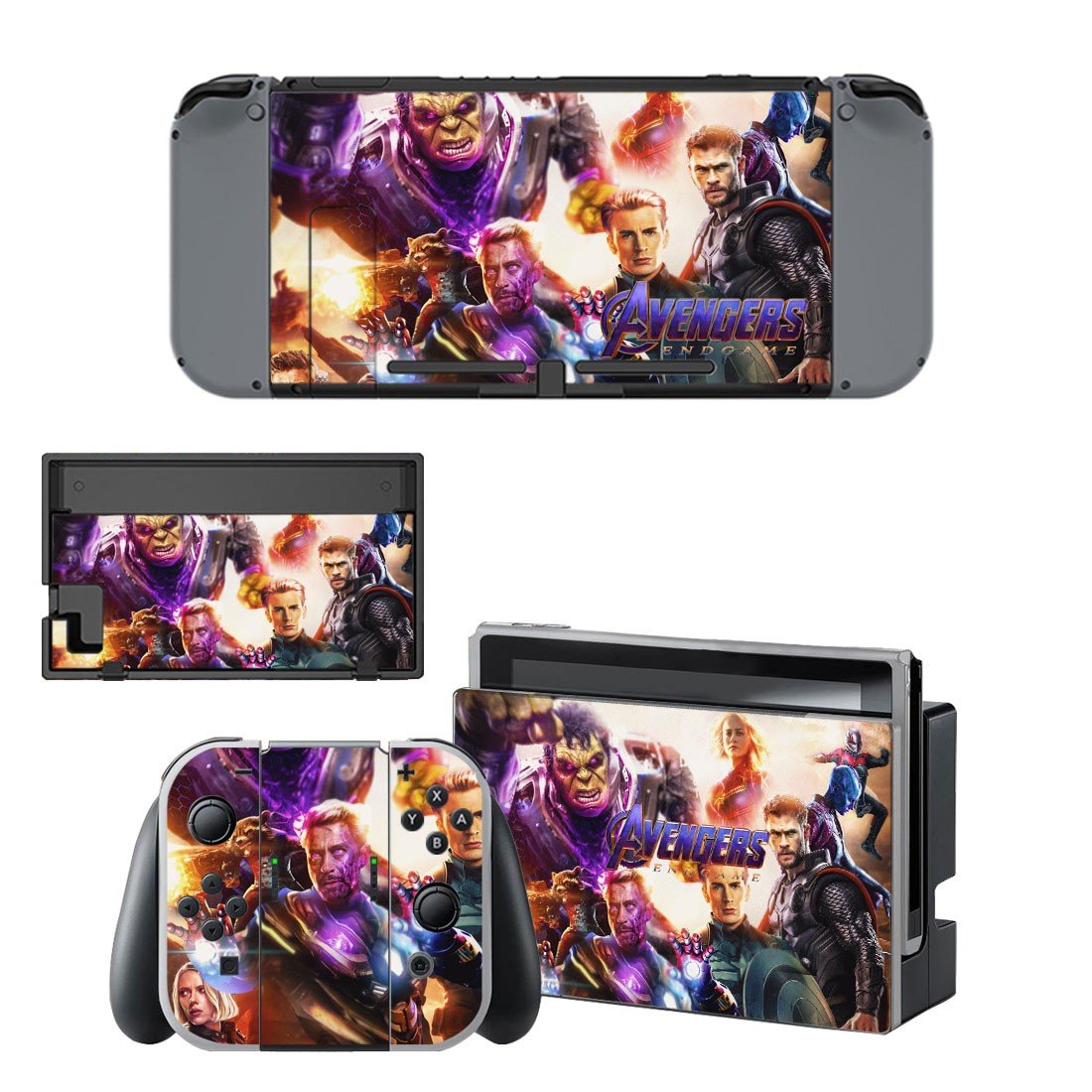 Avengers Endgame decal skin for Nintendo Switch Console & Controllers