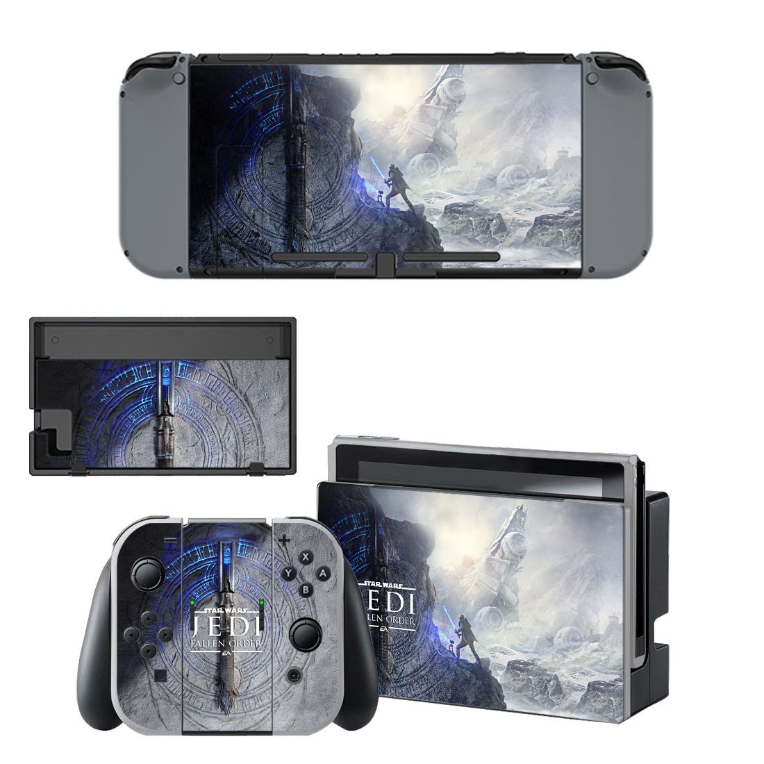 Stars Wars Jedi fallen  order decal skin for Nintendo Switch Console & Controllers