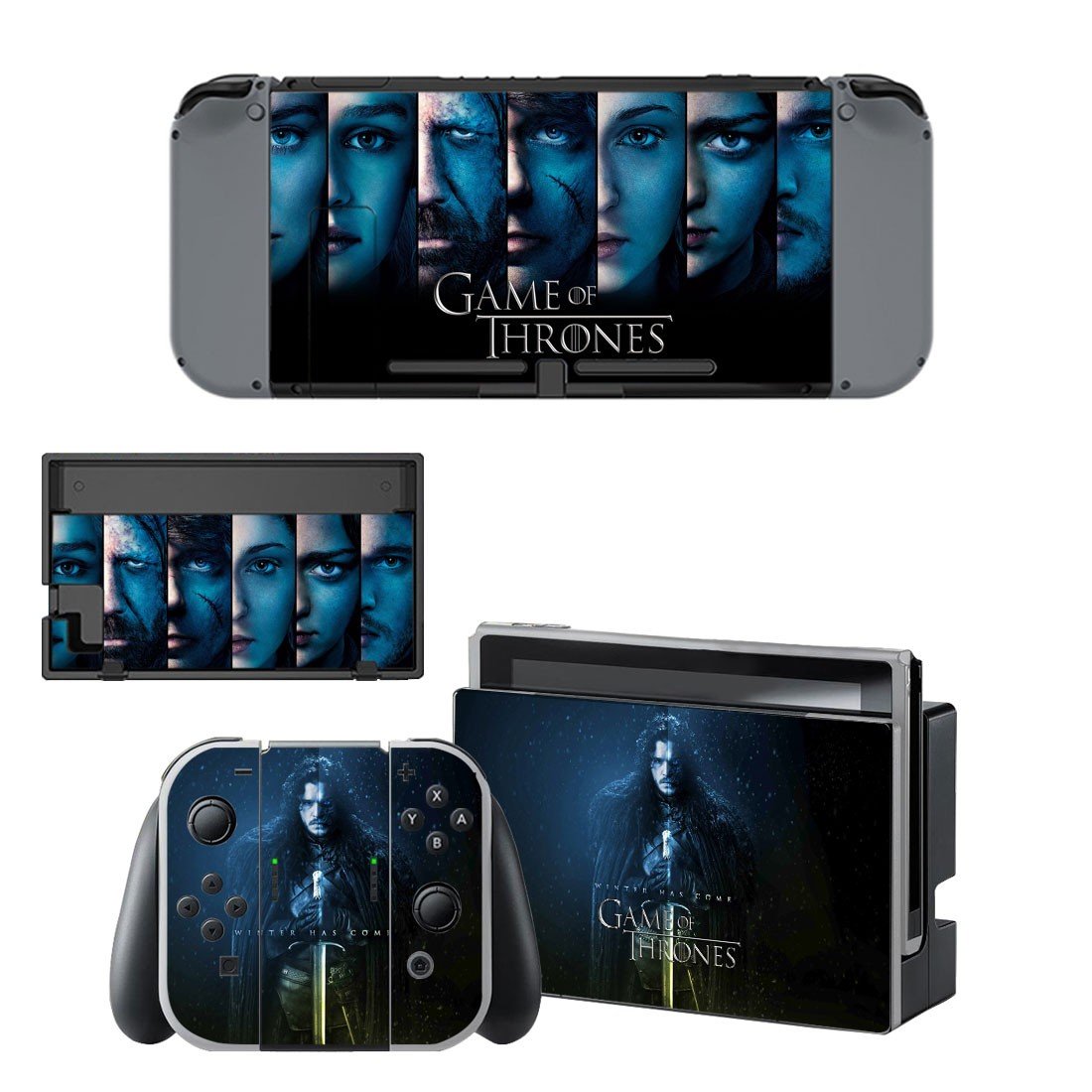 Game of Thrones decal skin for Nintendo Switch Console & Controllers