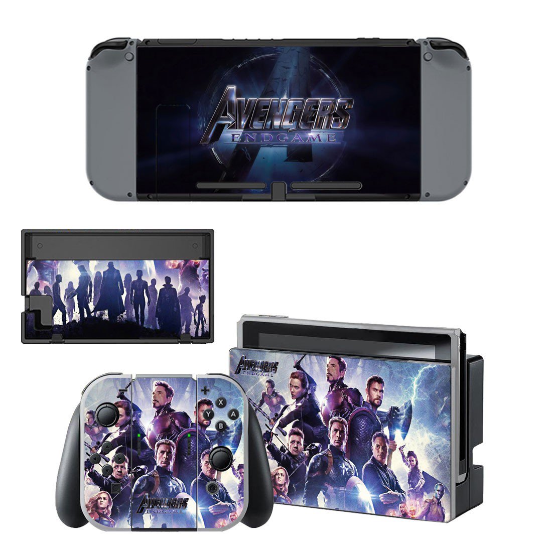 Avengers Endgame decal skin for Nintendo Switch Console & Controllers