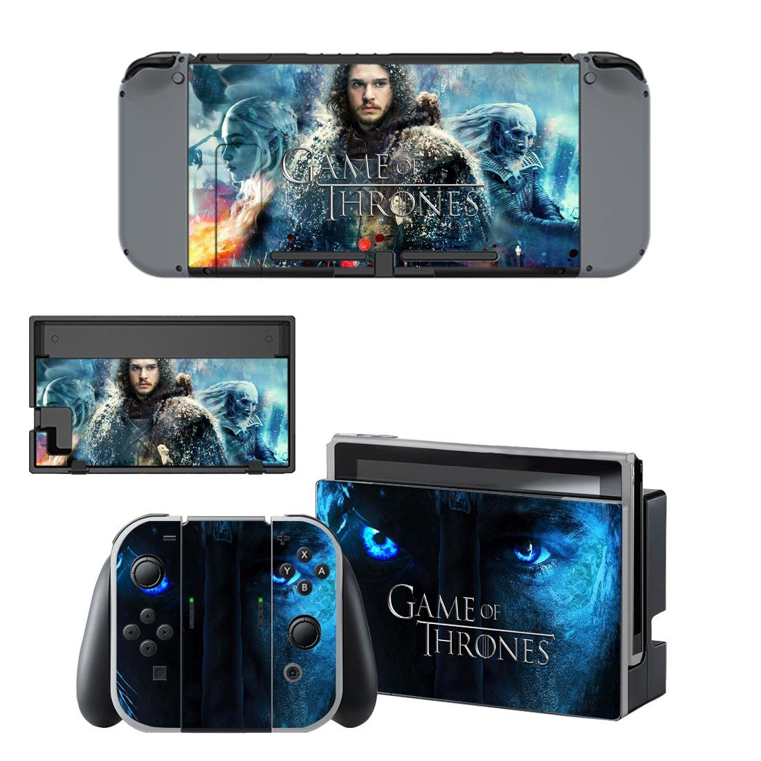 Game of Thrones decal skin for Nintendo Switch Console & Controllers
