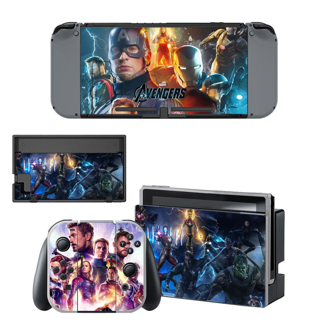 Avengers Endgame decal skin for Nintendo Switch Console & Controllers