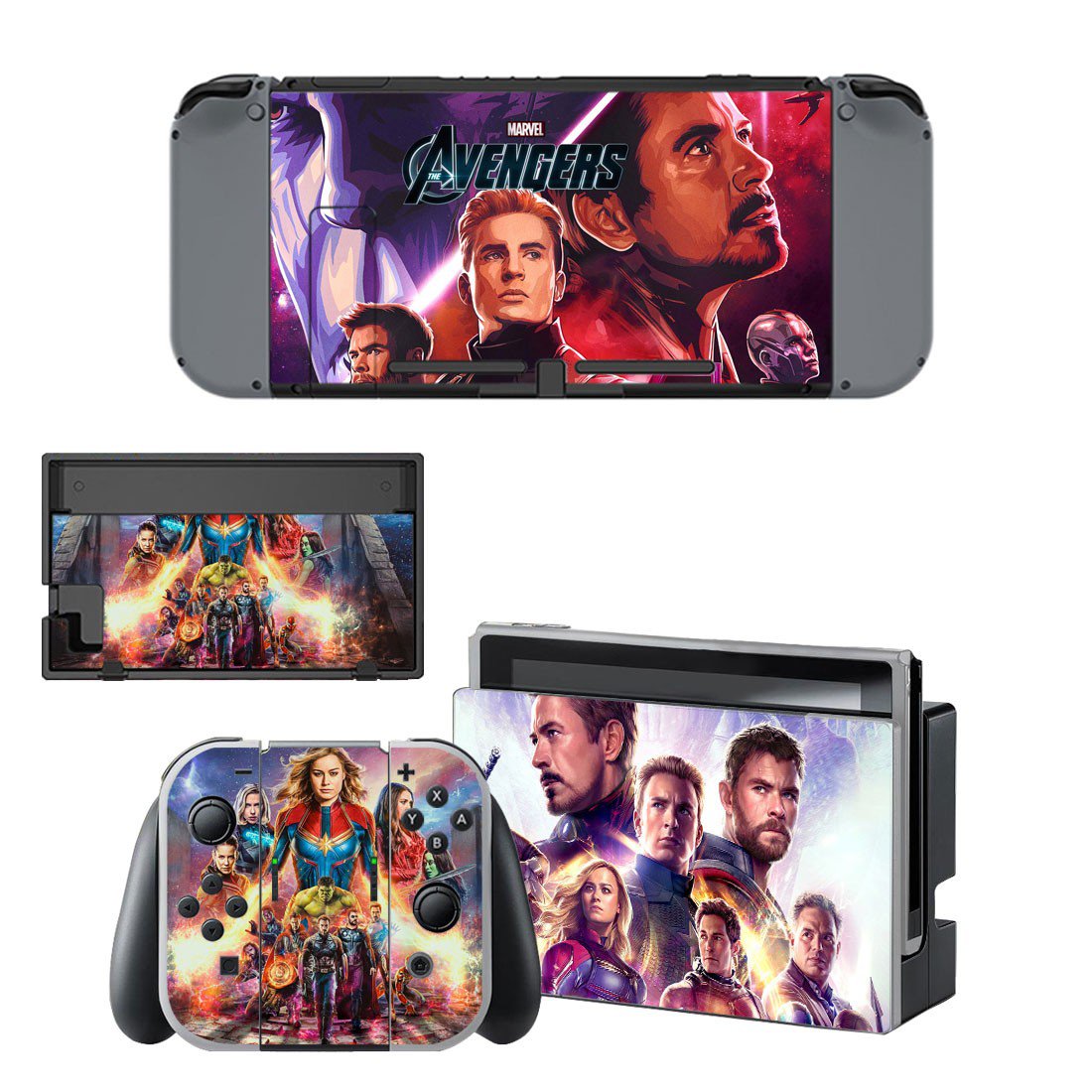 Avengers Endgame decal skin for Nintendo Switch Console & Controllers
