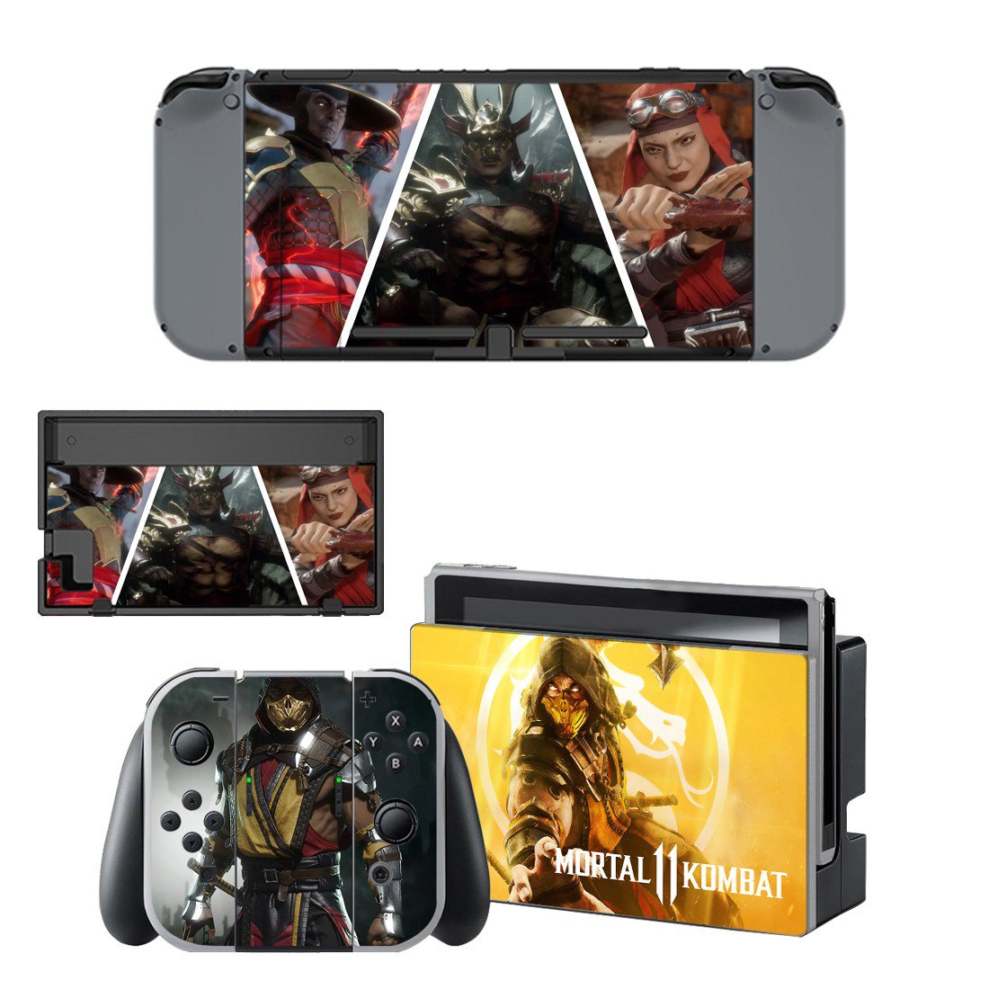 Mortal Kombat 11 decal skin for Nintendo Switch Console & Controllers