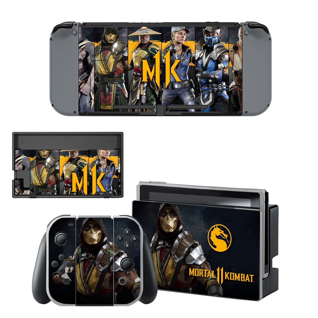 Mortal Kombat 11 decal skin for Nintendo Switch Console & Controllers