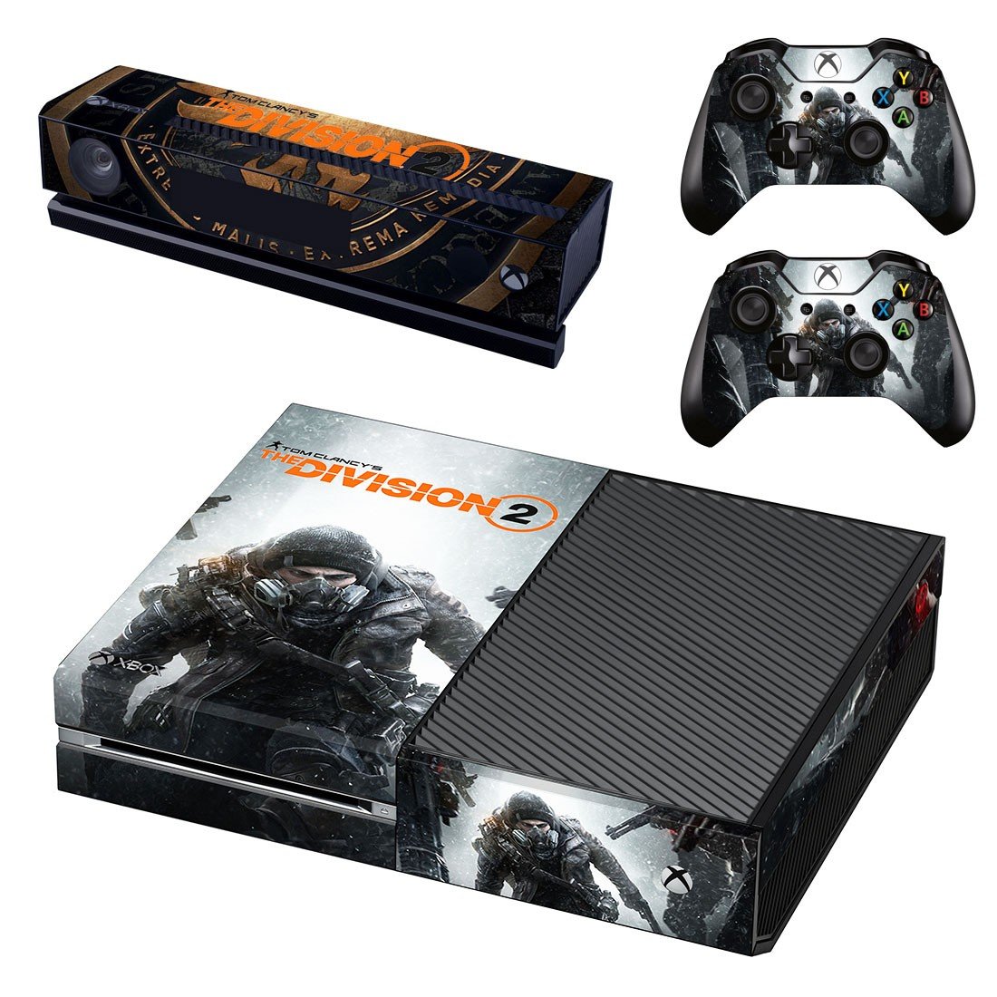 The Division 2 decal skin for Xbox one Console & Controllers