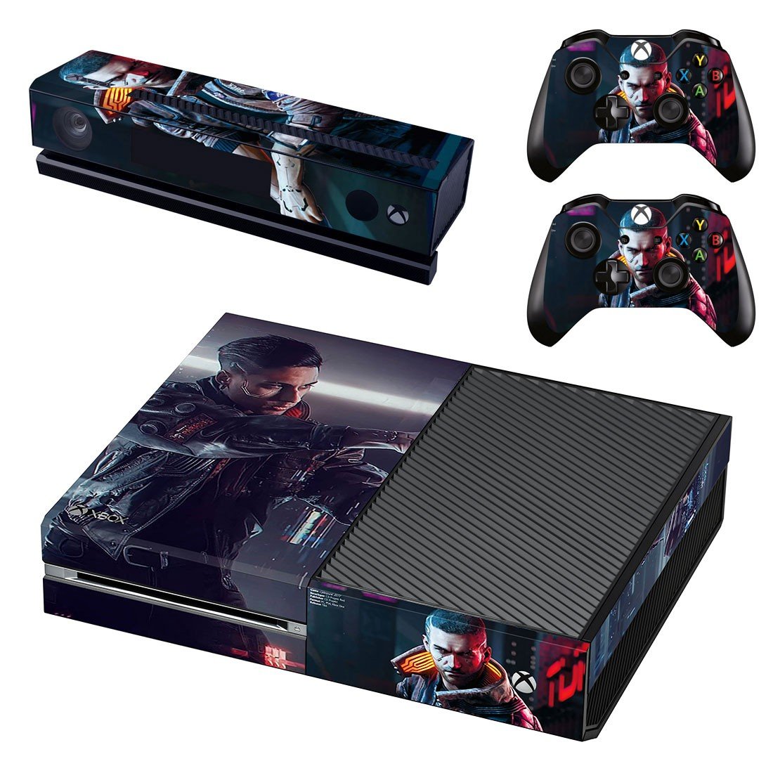 Cyberpunk 2077 decal skin for Xbox one Console & Controllers