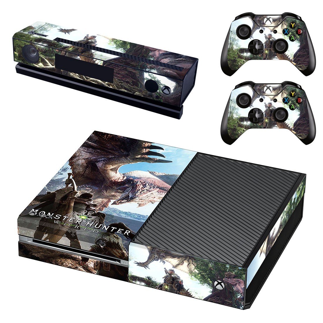 Monster Hunter World decal skin for Xbox one Console & Controllers