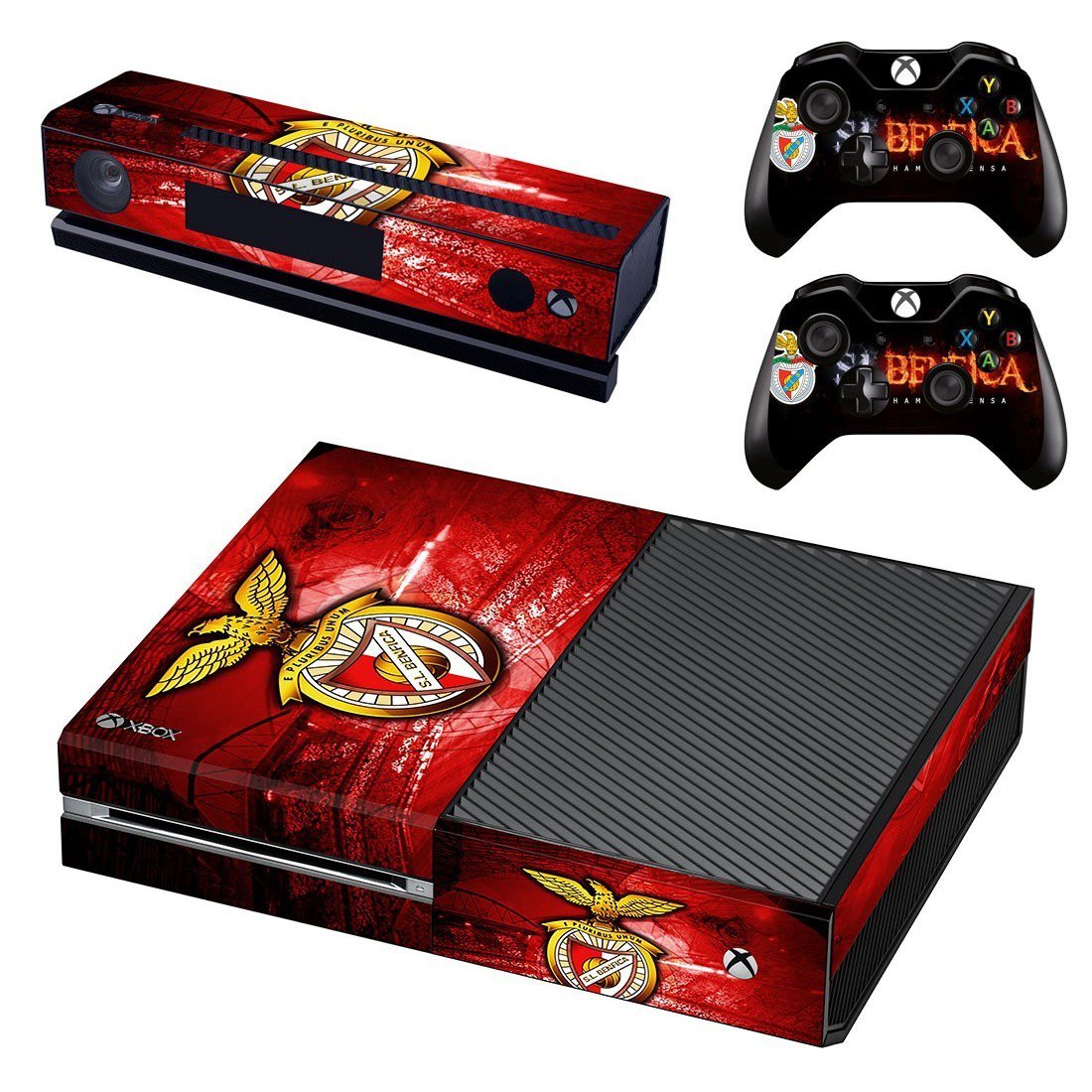 SL Benfica decal skin for Xbox one Console & Controllers