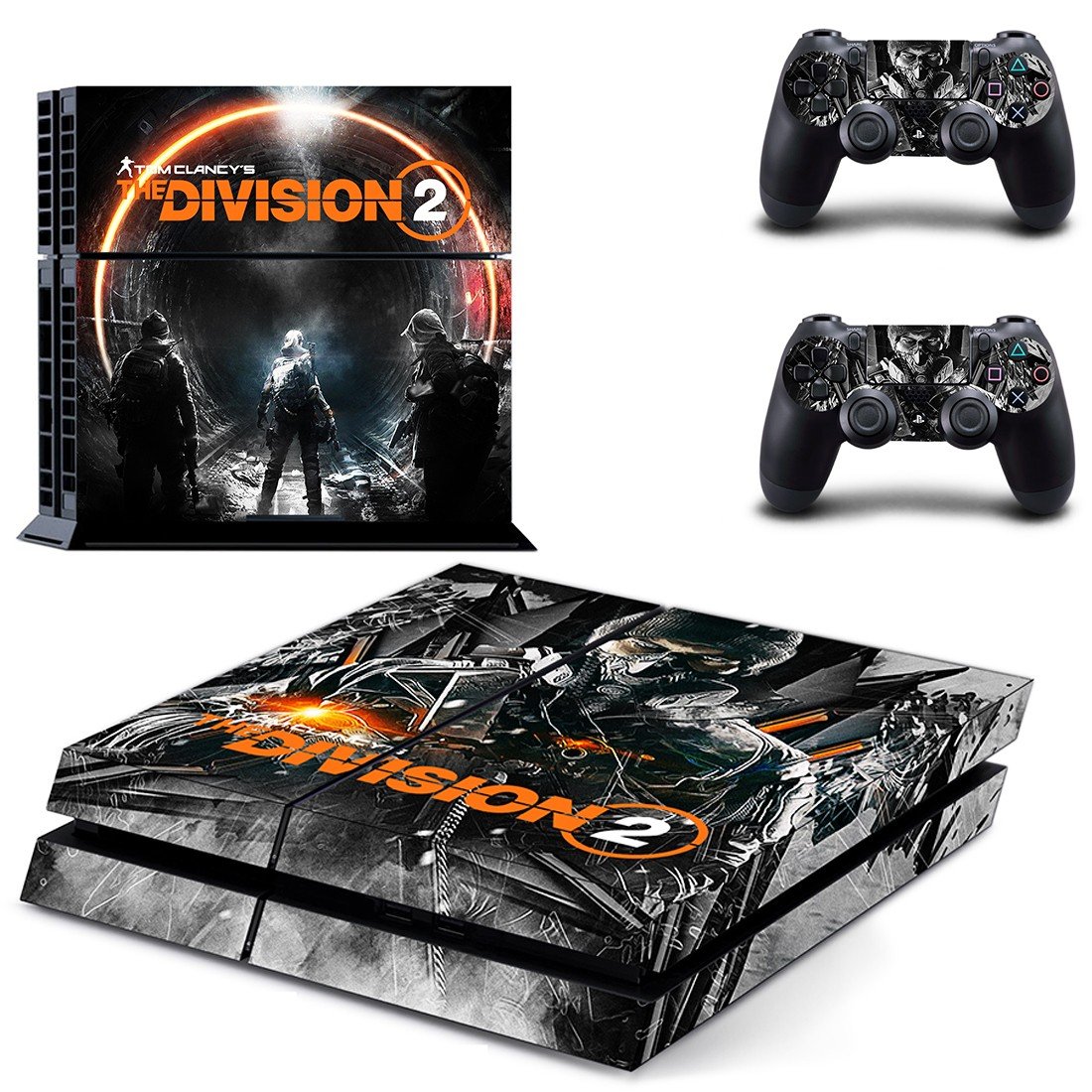 The Division 2  decal skin for PlayStation 4 Console & Controllers