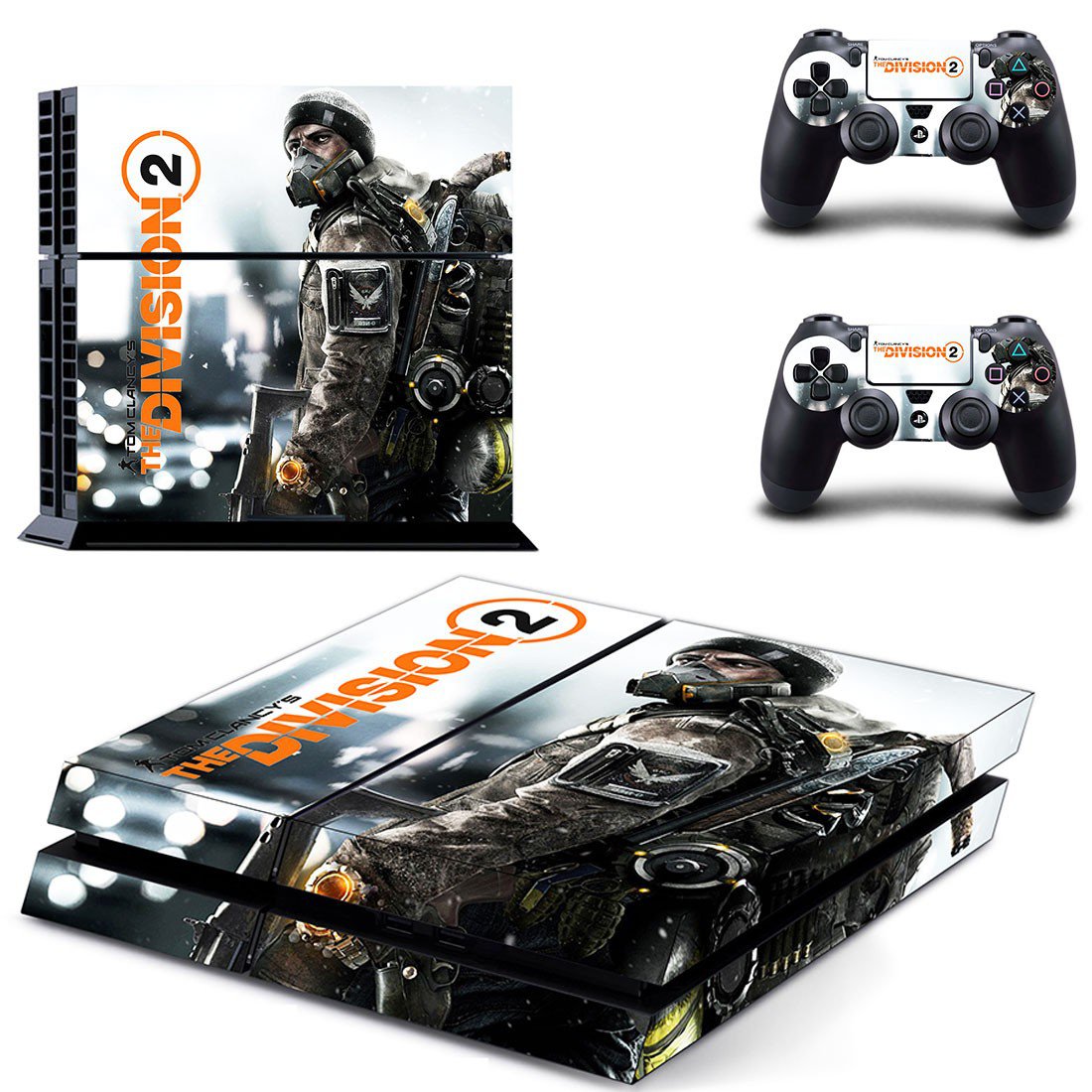 The Division 2  decal skin for PlayStation 4 Console & Controllers