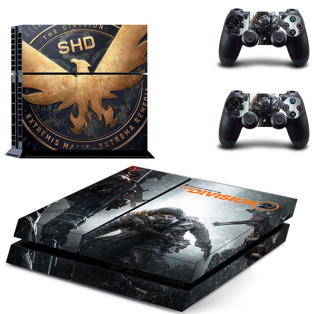 The Division 2  decal skin for PlayStation 4 Console & Controllers