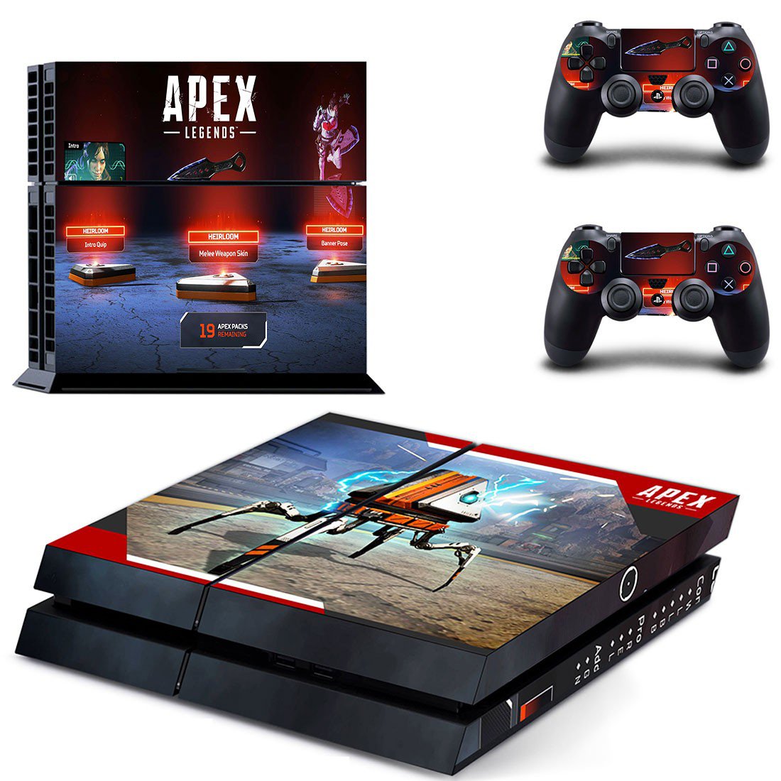 Apex Legends  decal skin for PlayStation 4 Console & Controllers