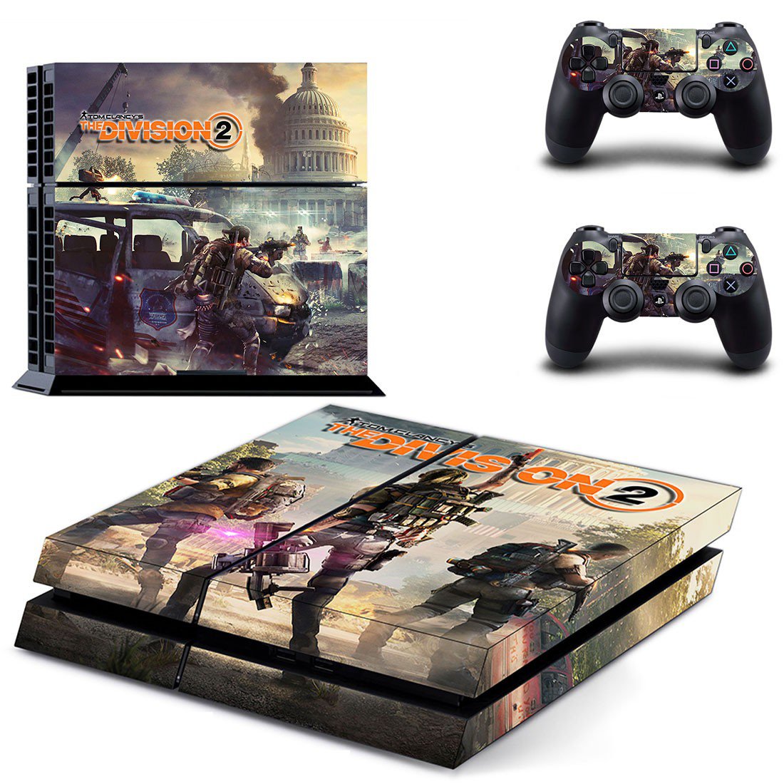 The Division 2  decal skin for PlayStation 4 Console & Controllers