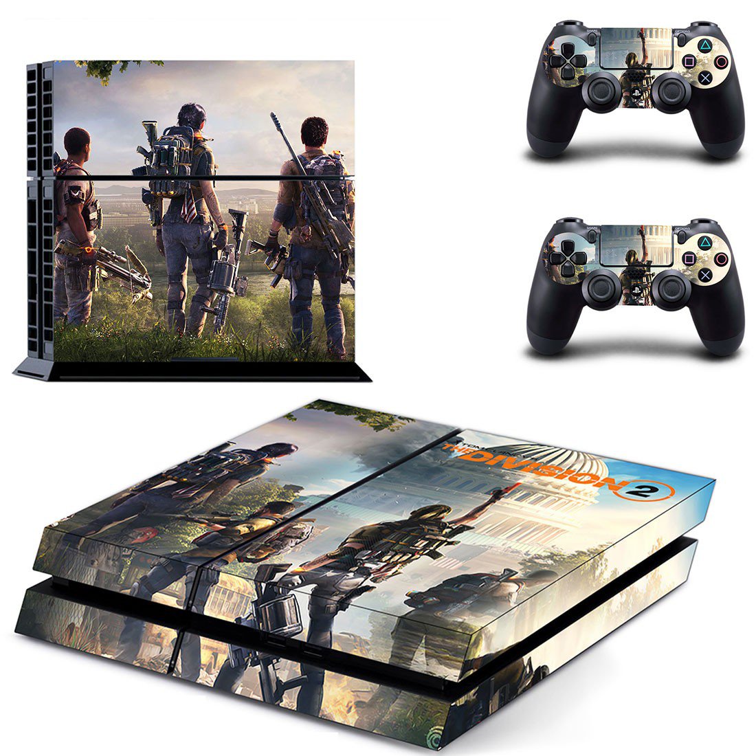 The Division 2  decal skin for PlayStation 4 Console & Controllers