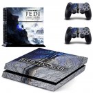 Stars Wars Jedi fallen  order  decal skin for PlayStation 4 Console & Controllers
