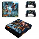 Jump Force decal skin for PS4 Slim Console & Controllers