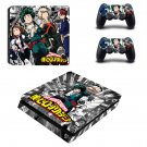 My Hero Academia decal skin for PS4 Slim Console & Controllers