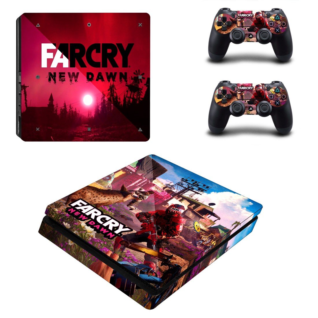 Far Cry New Dawn decal skin for PS4 Slim Console & Controllers