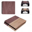Wood Board decal skin for PS4 Slim Console & Controllers