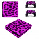 Leopard Skin decal skin for PS4 Slim Console & Controllers