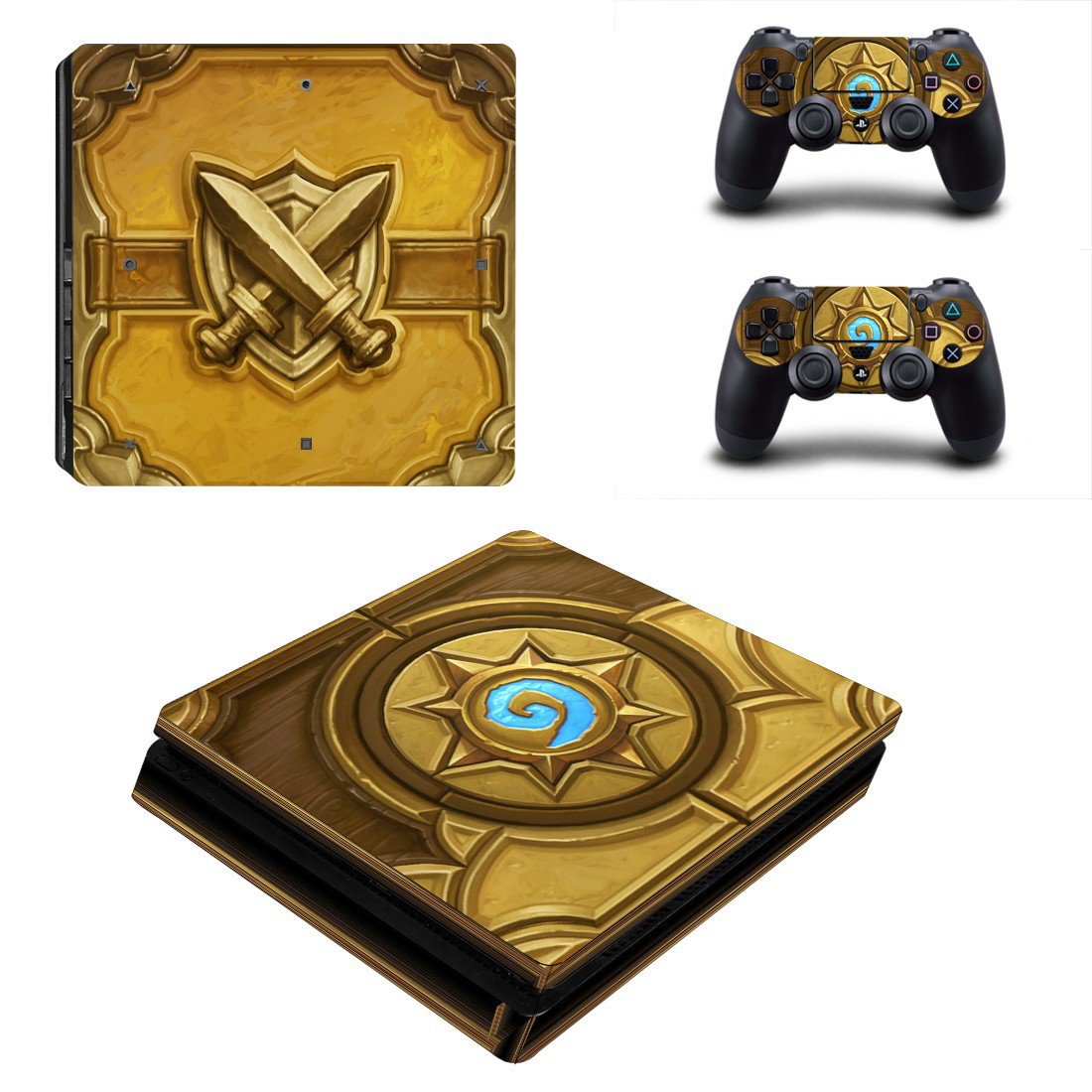 Hearthstone decal skin for PS4 Slim Console & Controllers