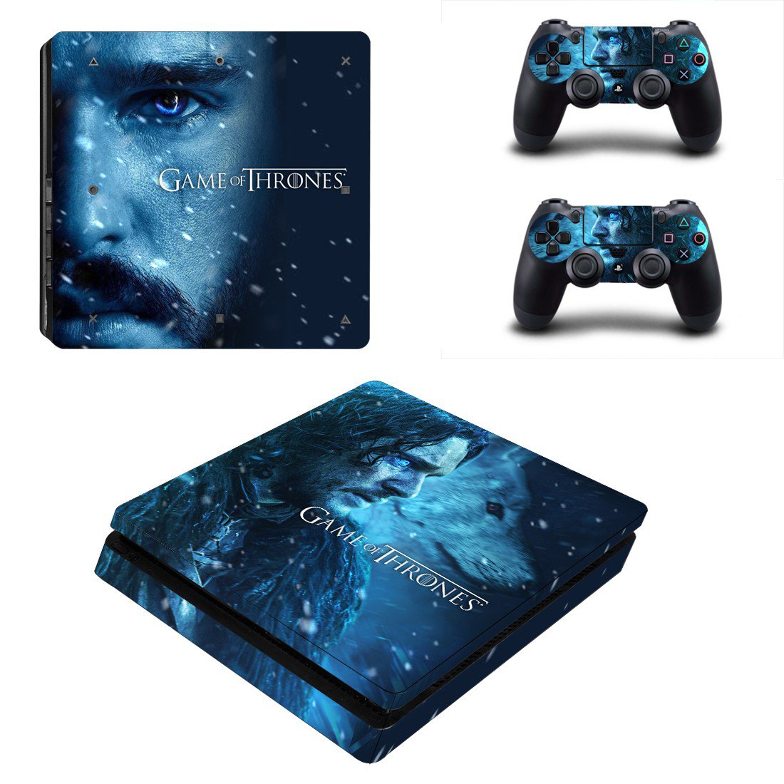 Game of Thrones decal skin for PS4 Slim Console & Controllers