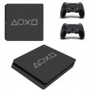 Game Pad abstraction decal skin for PS4 Slim Console & Controllers
