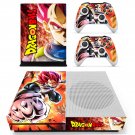 Dragon Ball decal skin for Xbox One S console and controllers