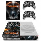 The Division 2 decal skin for Xbox One S console and controllers