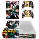My Hero Academia decal skin for Xbox One S console and controllers