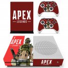 Apex Legends decal skin for Xbox One S console and controllers