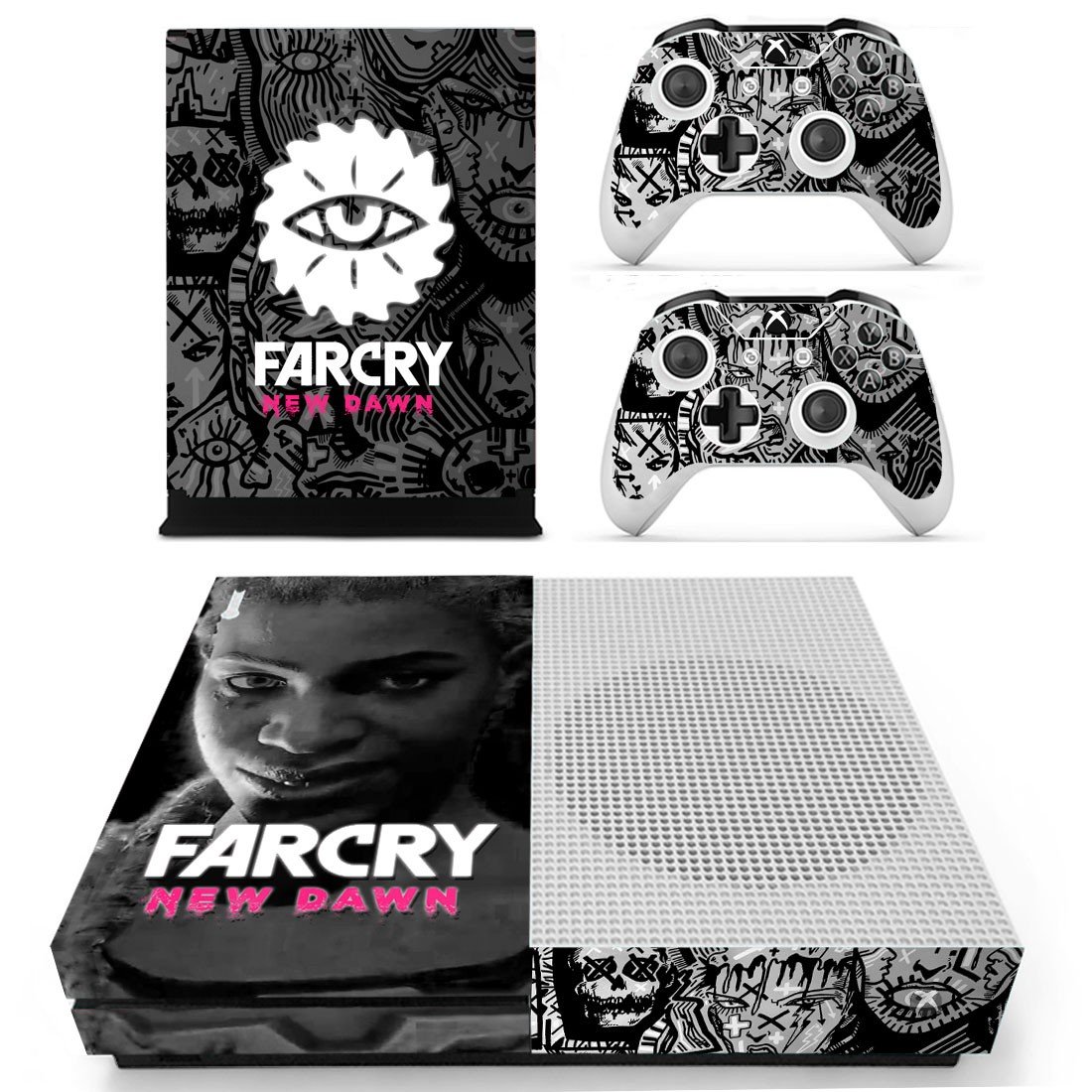Far Cry New Dawn decal skin for Xbox One S console and controllers