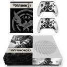 The Division 2 decal skin for Xbox One S console and controllers