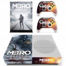 Metro Exodus decal skin for Xbox One S console and controllers