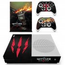 The Witcher wild Hunt decal skin for Xbox One S console and controllers
