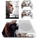 The Witcher wild Hunt decal skin for Xbox One S console and controllers