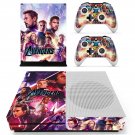 Avengers Endgame decal skin for Xbox One S console and controllers