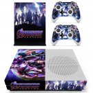 Avengers Endgame decal skin for Xbox One S console and controllers