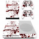 Bloods Drops decal skin for Xbox One S console and controllers