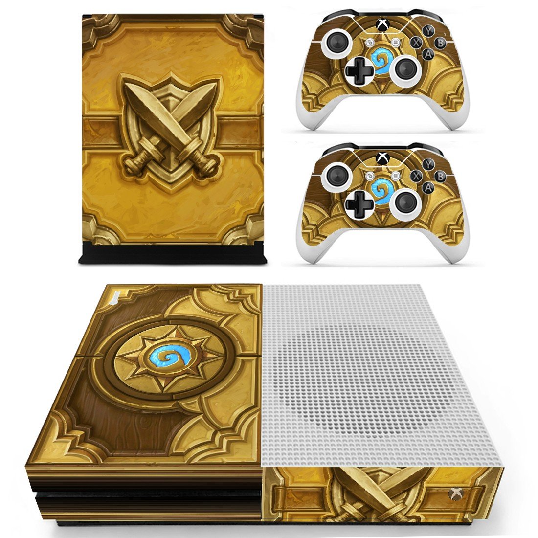 Hearthstone decal skin for Xbox One S console and controllers