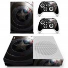 Captain America decal skin for Xbox One S console and controllers
