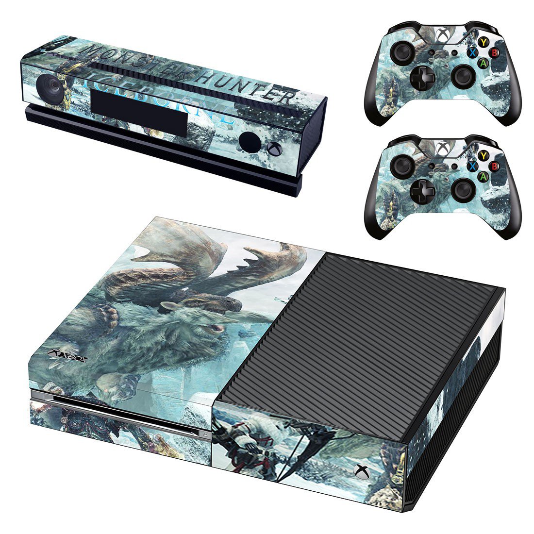 Monster Hunter World iceborne decal skin for Xbox one Console & Controllers