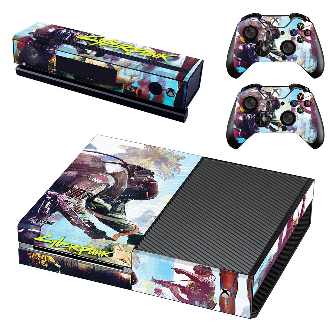 Cyberpunk 2077 decal skin for Xbox one Console & Controllers
