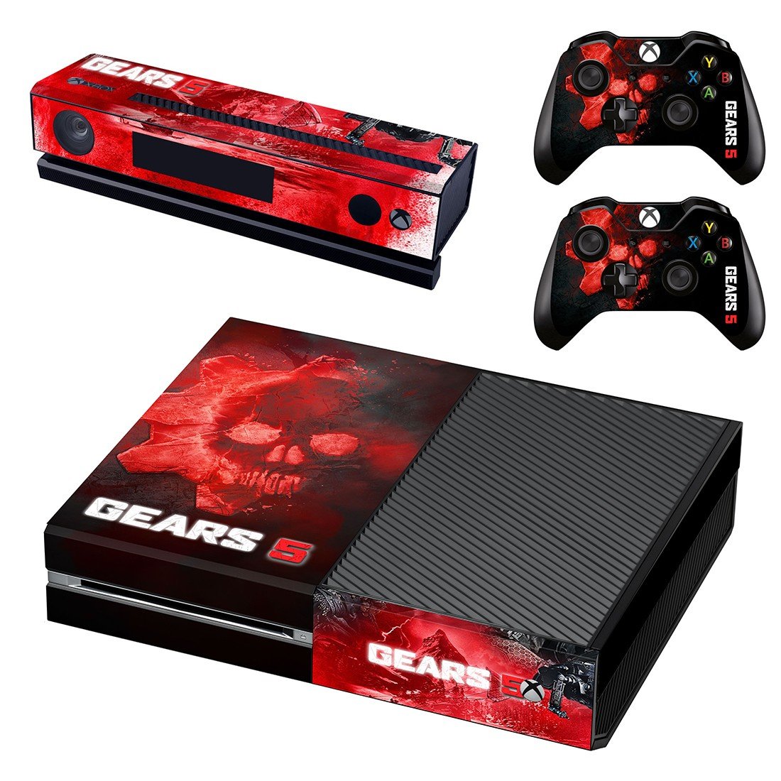 Gears 5 decal skin for Xbox one Console & Controllers