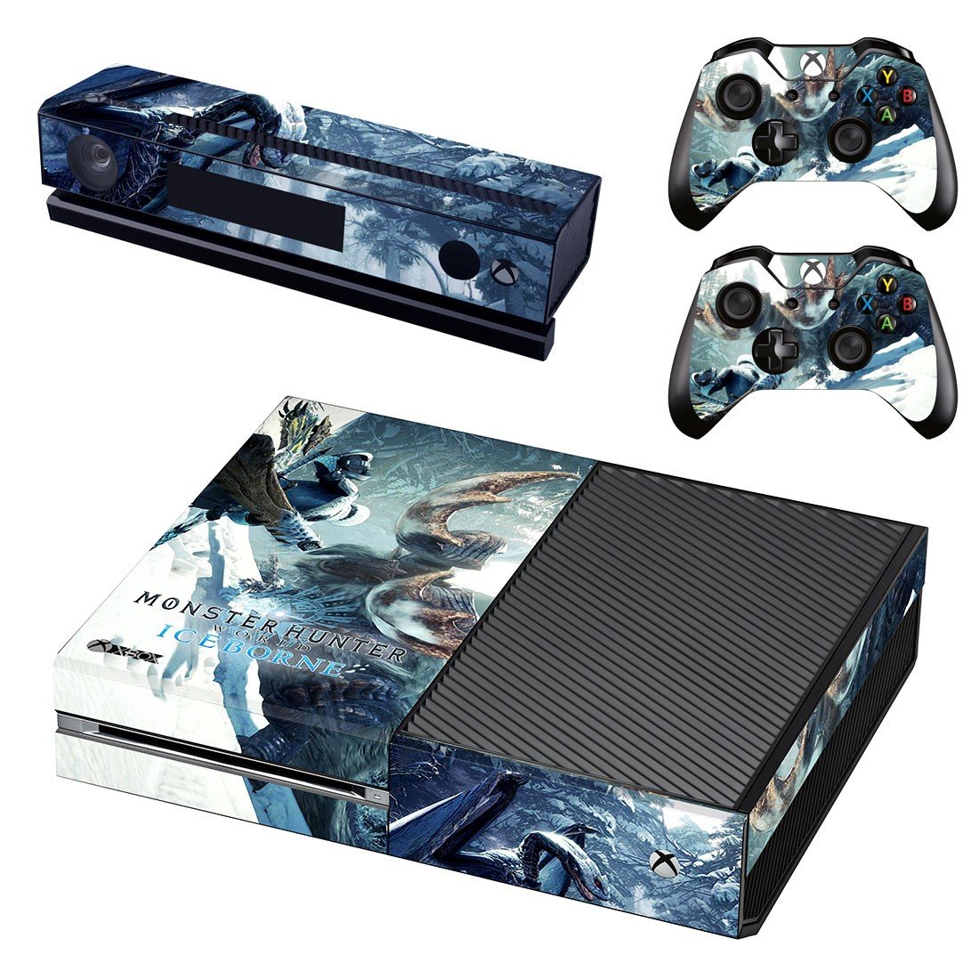 Monster Hunter World iceborne decal skin for Xbox one Console & Controllers