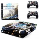Monster Hunter World iceborne decal skin for PlayStation 4 Console & Controllers