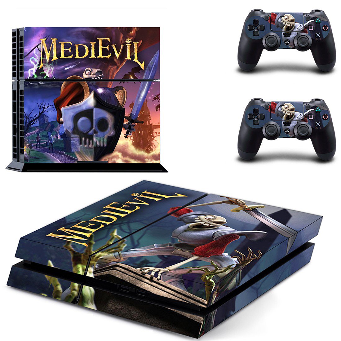 MediEvil decal skin for PlayStation 4 Console & Controllers